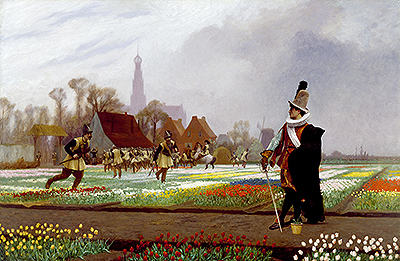The Tulip Folly Jean-Leon Gerome